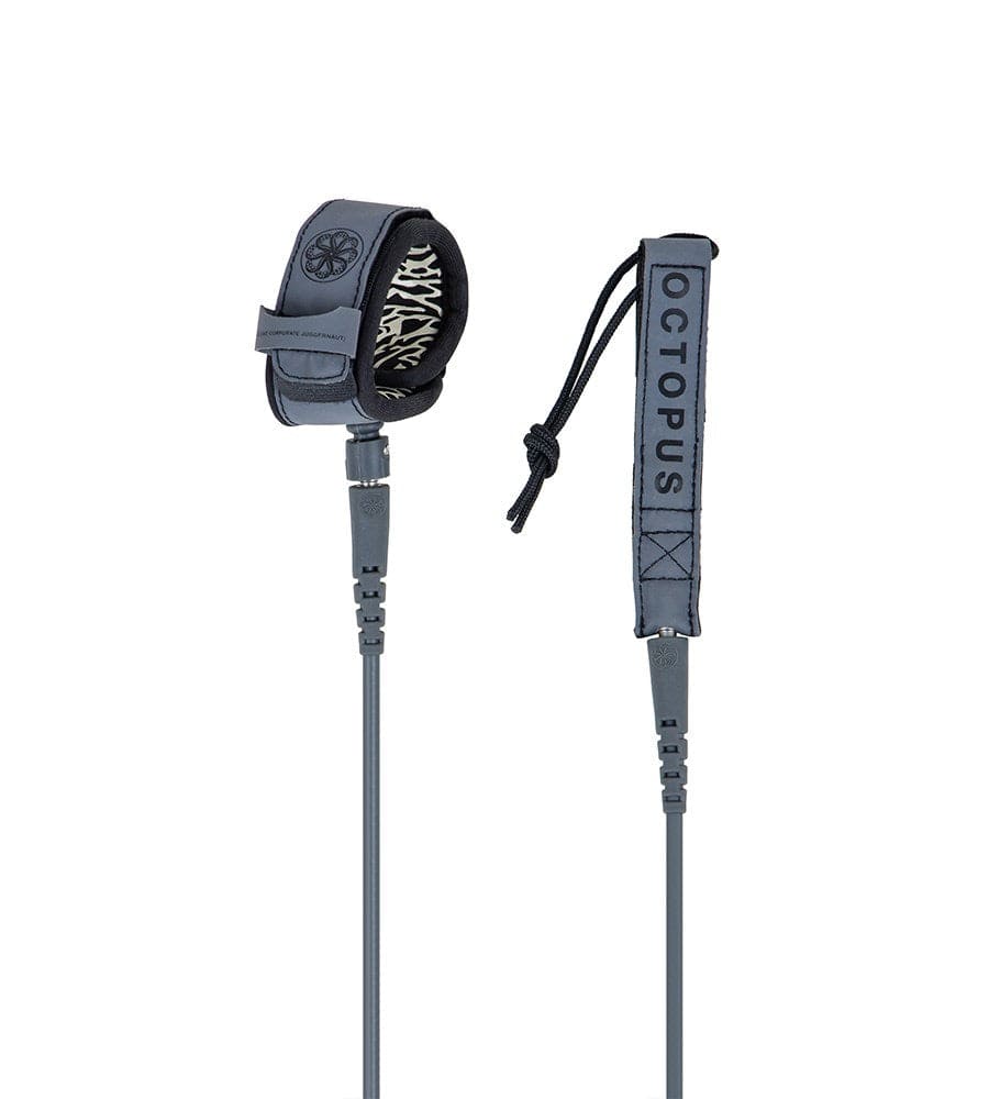 5.5ft Mission Control Leash Grey - Octopus